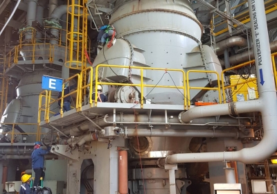 Loesche Coal Mills with special design and explosion proof up to 50 Psl or 3.5 bar absolute pressure